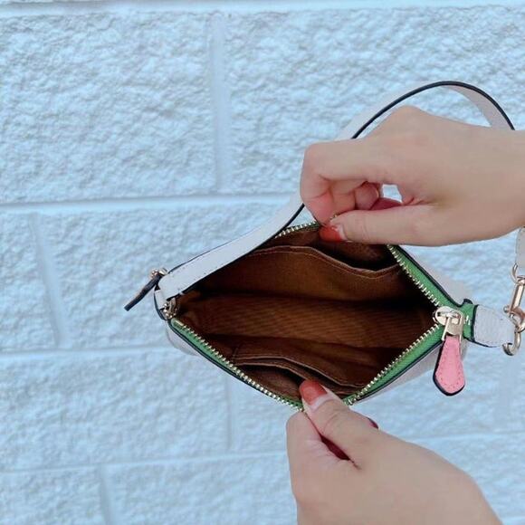 Coach CA438 Nolita 19 With Rainbow Coach In Chalk Multi - Picture 4 of 5